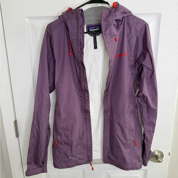 Patagonia Torrentshell Women’s rain Jacket H2 No Windbreaker size medium purple - Picture 8 of 11